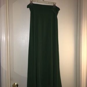 CLEARANCE!  LulaRoe Solid Green Maxi Skirt!